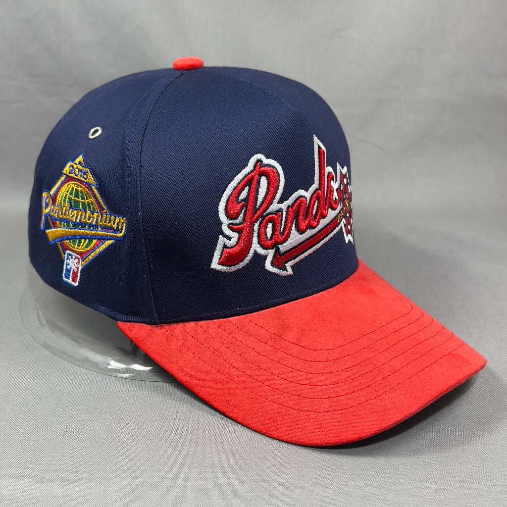 Pandemonium Pande Aye Snapback Hat Cap Navy Adjustable Baseball Athletic Mens